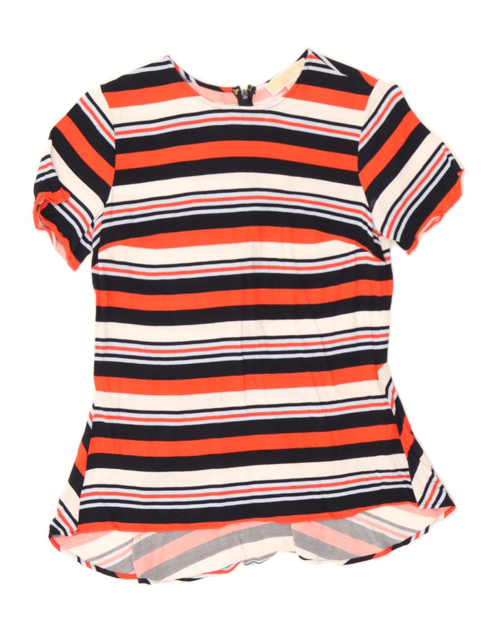 MICHAEL KORS Womens Blouse Top UK 6 XS Multicoloured Striped Viscose Vintage Michael Kors and Second-Hand Michael Kors from Messina Hembry 