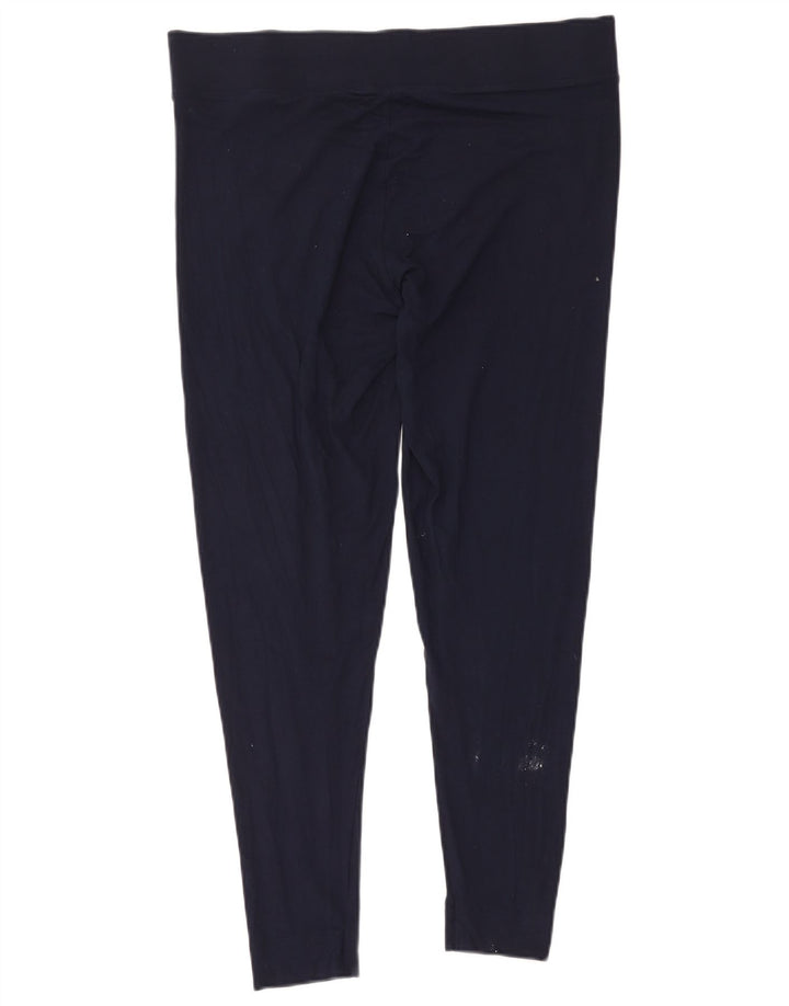 Γυναικεία κολάν Marks & Spencer UK 18 XL Navy Blue Viscose