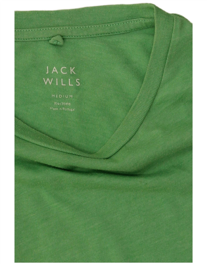 Ανδρικό T-Shirt Jack Wills Top Μεσαίο πράσινο βαμβακερό
