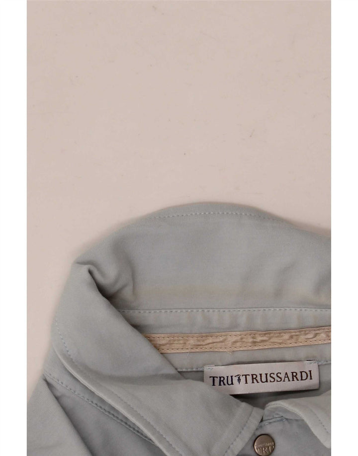 Trussardi Ανδρικό Πόλο Μπλουζάκι 3XL Γκρι
