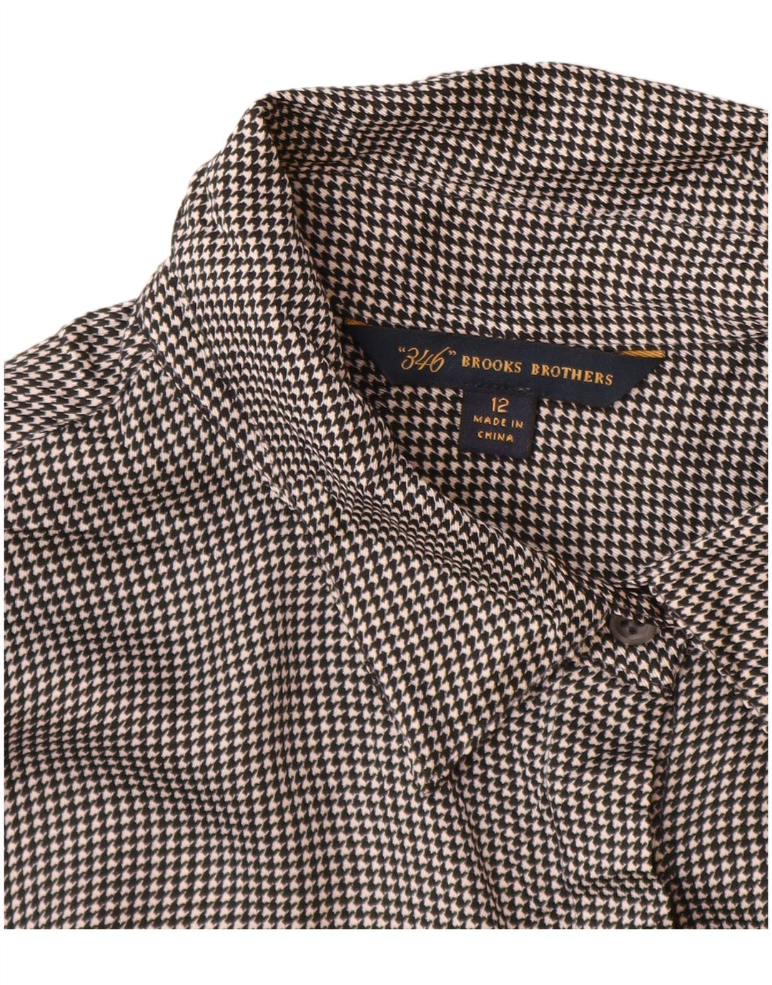 Brooks Brothers Γυναικείο πουκάμισο 346 Μπλούζα US 12 Large Grey Polyester