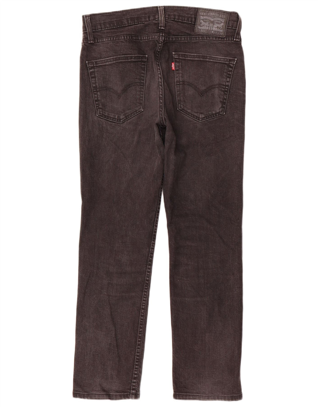 Levi's Mens 511 Slim Jeans W33 L28 Γκρι βαμβακερό