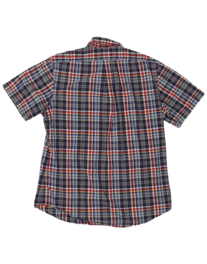 Πόλο Ralph Lauren Ανδρικό πουκάμισο προσαρμοσμένης εφαρμογής μεγάλο μπλε καρό βαμβακερό