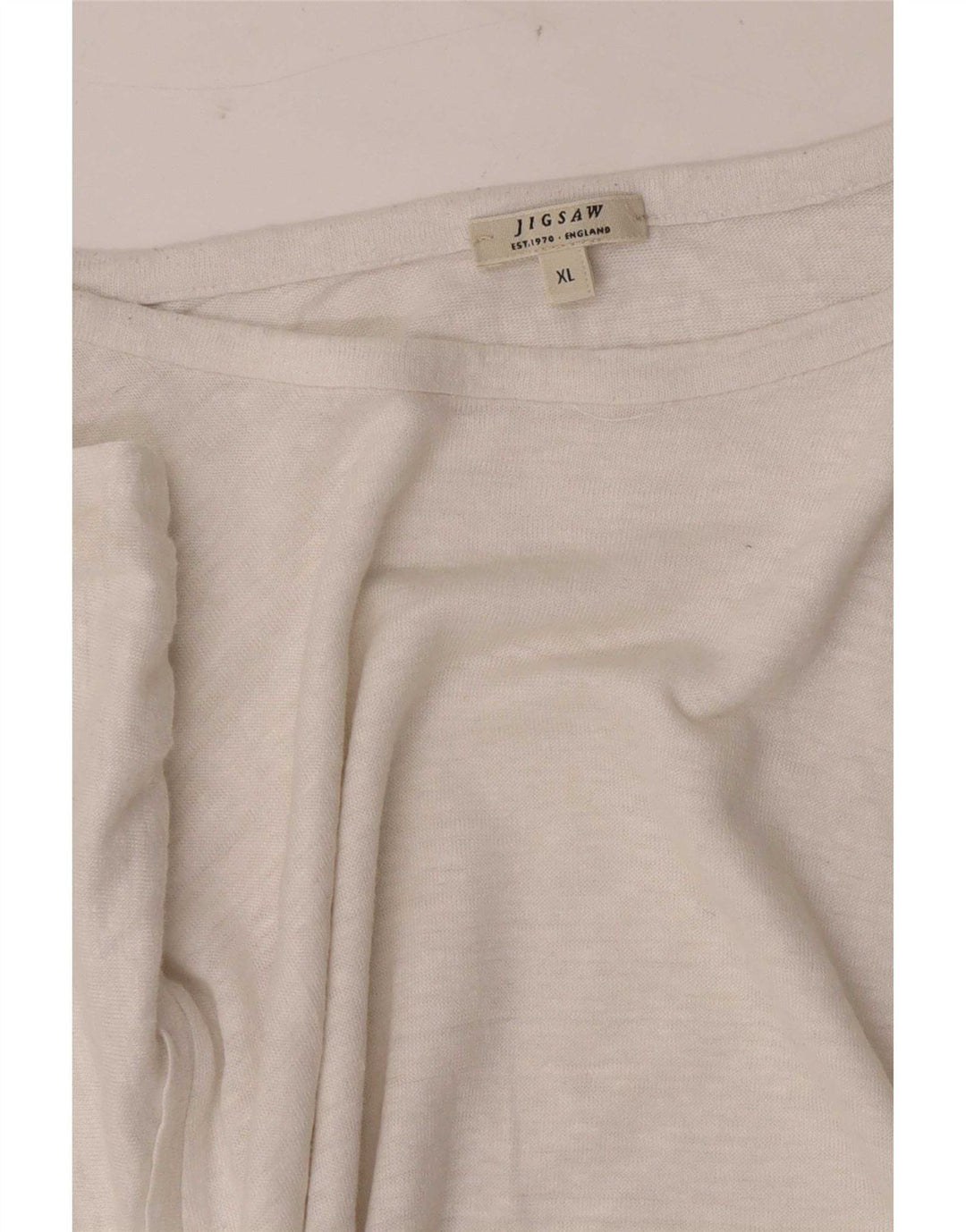 Γυναικείο T-Shirt Jigsaw Top UK 18 XL Λευκό
