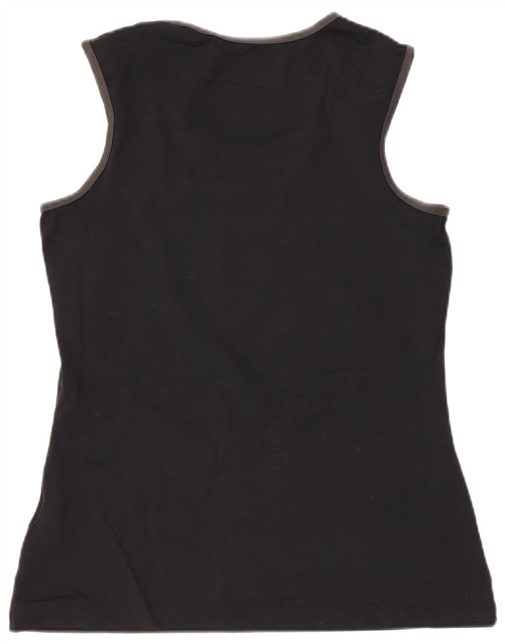 Γυναικείο γιλέκο γραφικών Nike Dri Fit Top UK 12 Medium Black Nylon