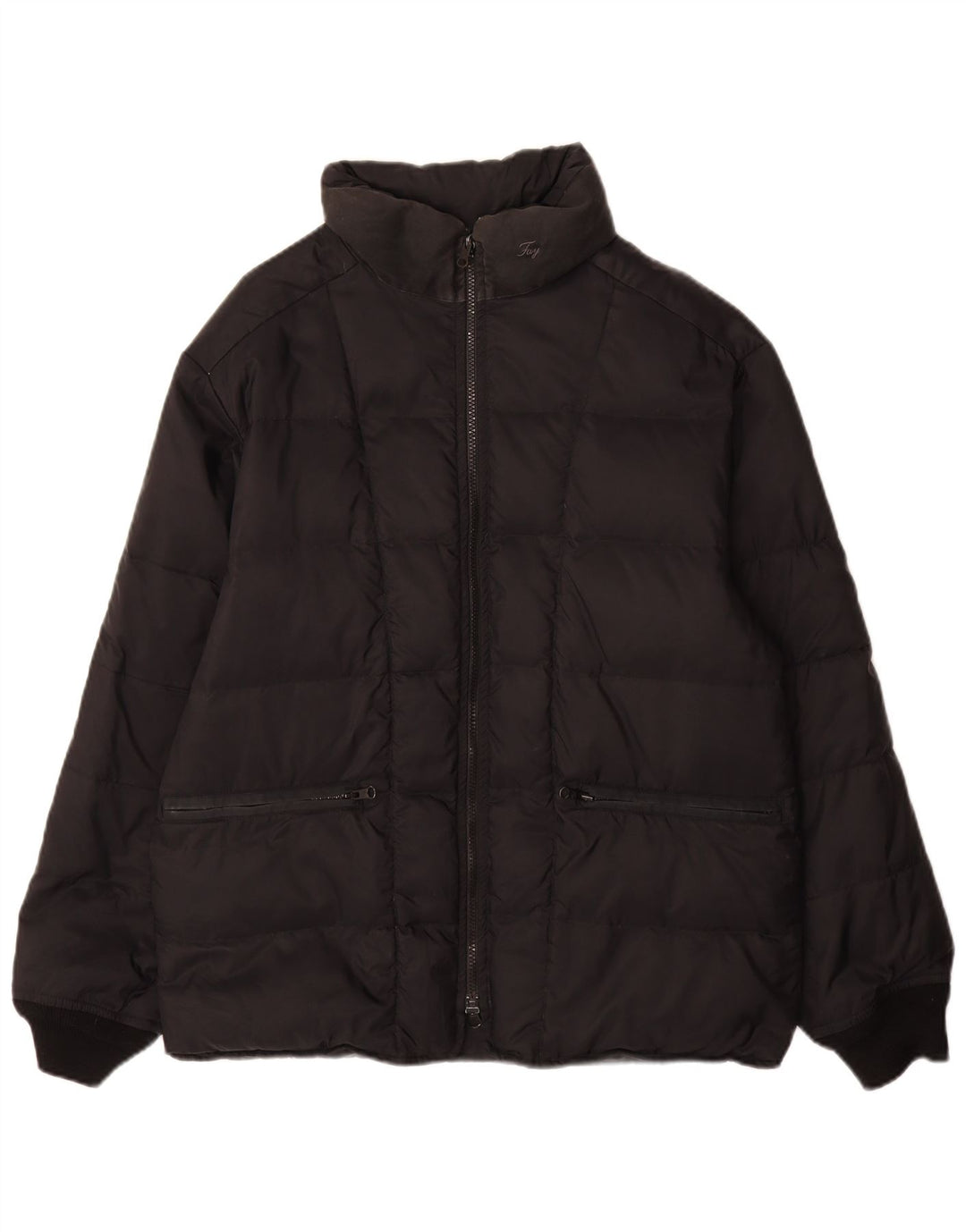 Fay Ανδρικό μπουφάν με επένδυση UK 36 Small Black Polyamide