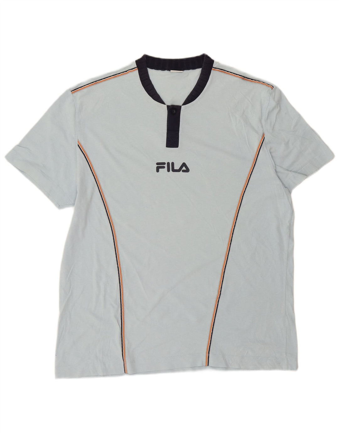 Ανδρικό T-Shirt Fila Top μεγάλο μπλε βαμβακερό