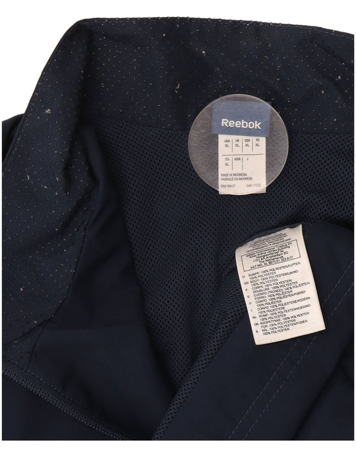 Ανδρική φόρμα REEBOK Top Jacket XL Navy Blue Polyester