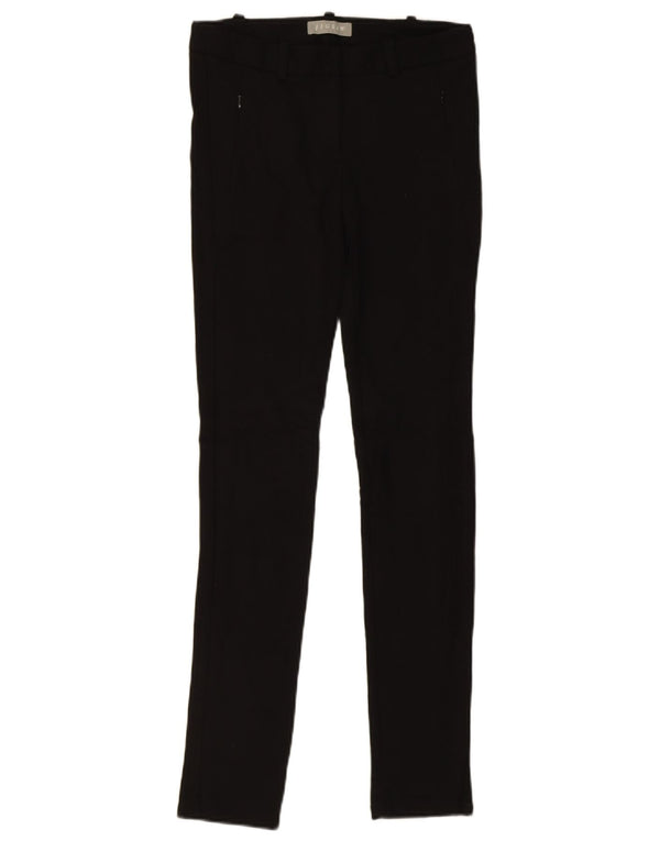 Jigsaw Γυναικείο Skinny Παντελόνι Chino UK 8 Small W27 L30 Μαύρο