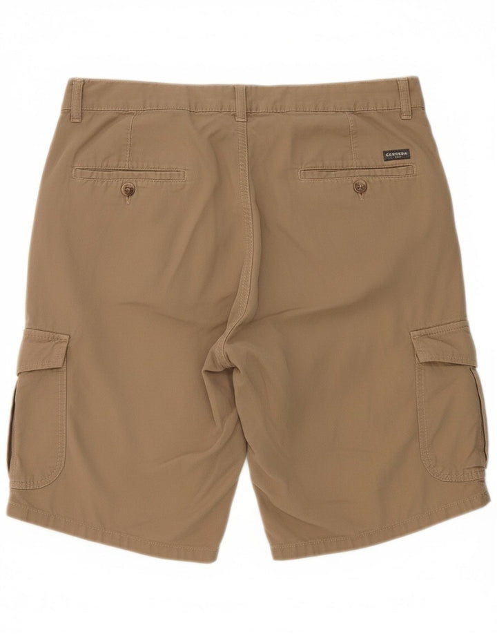 CARRERA Mens Cargo Shorts W34 Large Beige Classic