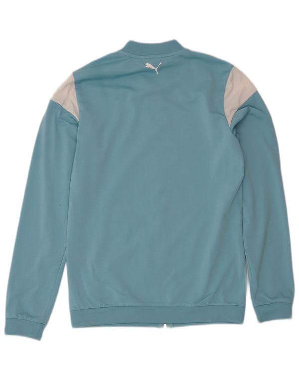 Puma Boys Graphic αθλητική φόρμα Top Jacket 15-16 Years Blue Colourblock
