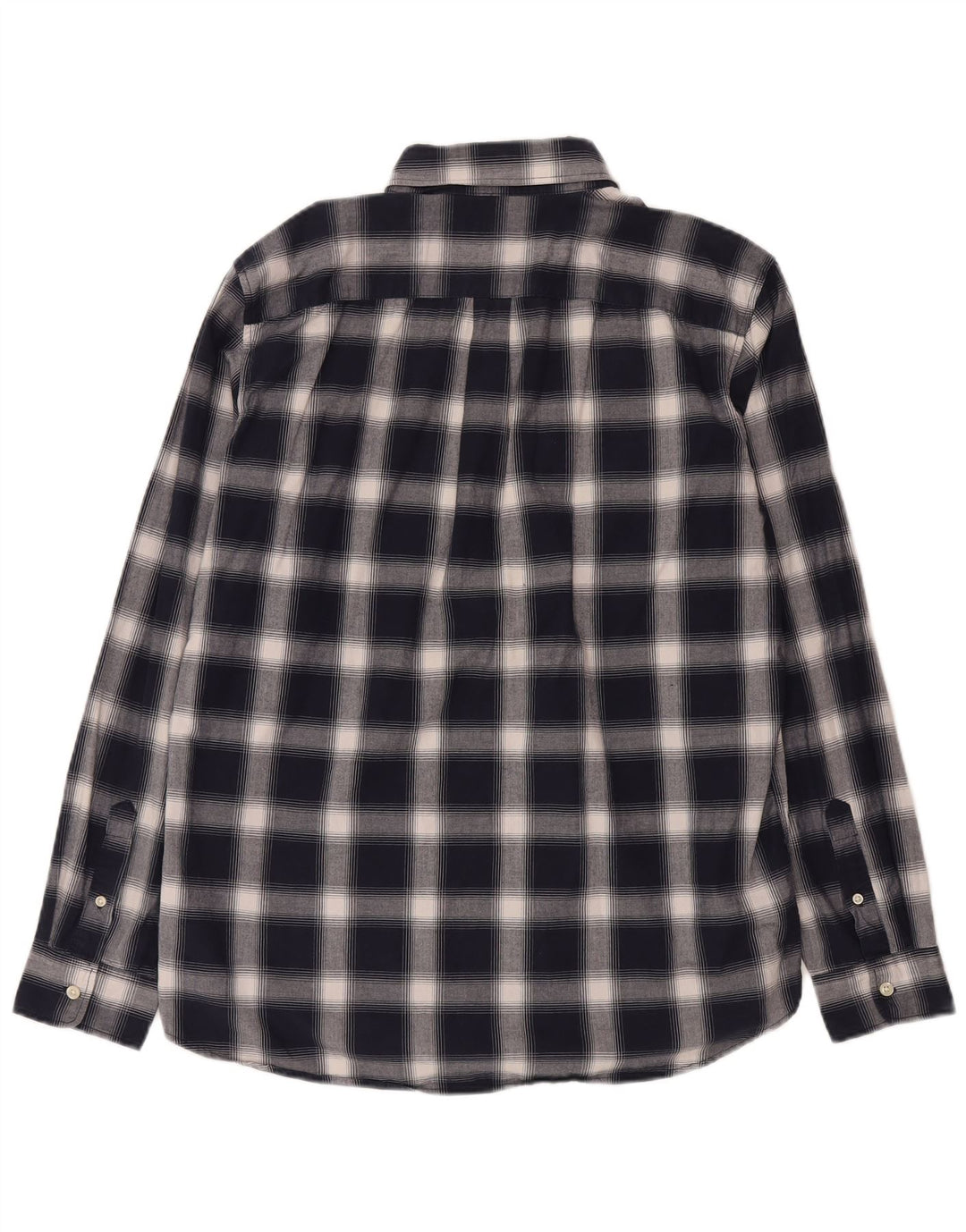 Ανδρικό πουκάμισο Gap Standard Fit Large Navy Blue Check Cotton