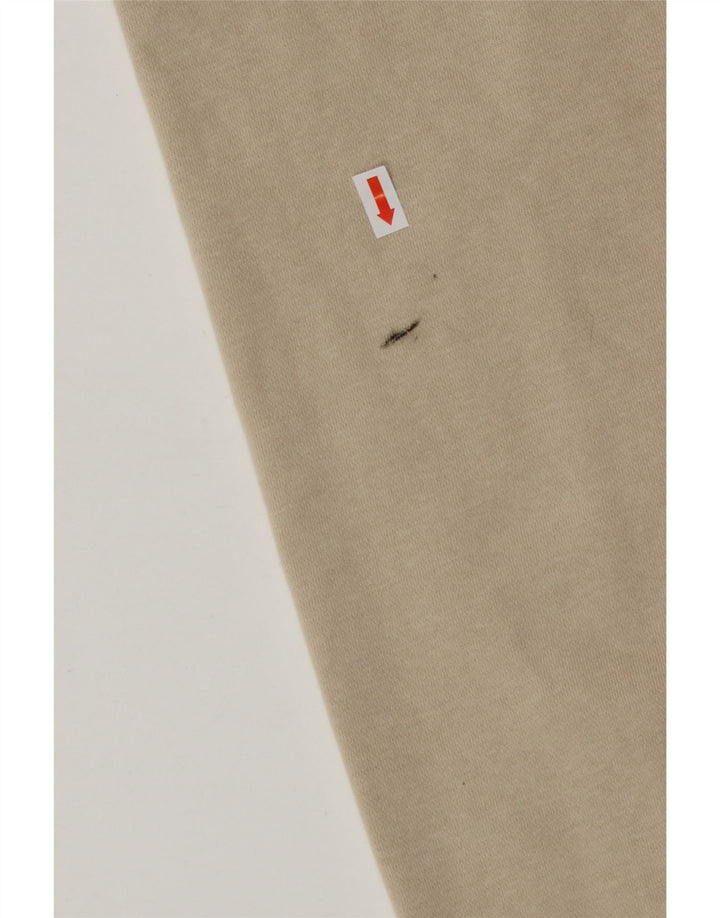 CHAMPION Γυναικείο γραφικό φούτερ Jumper UK 16 μεγάλο μπεζ βαμβακερό