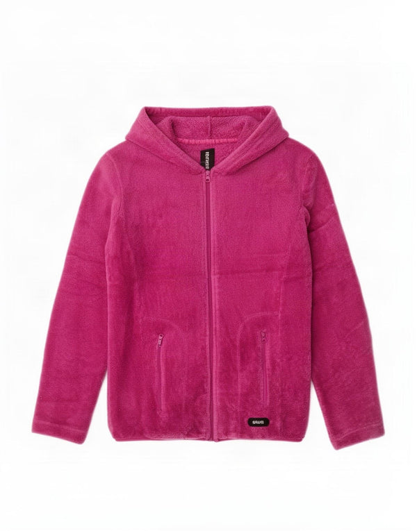 Brugi Γυναικείο Fleece Jacket UK 16 Large Pink Polyester