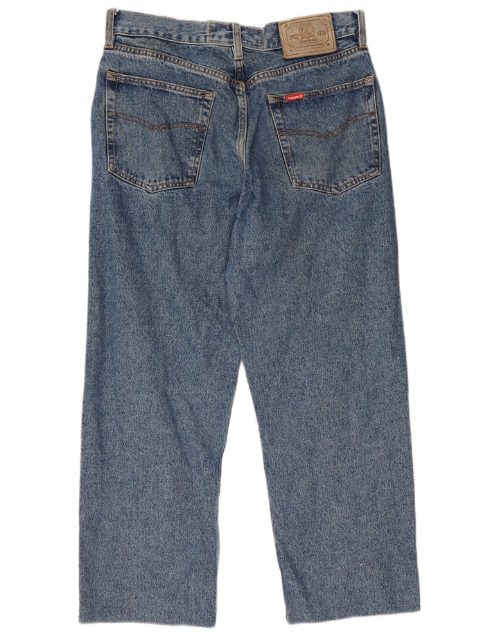Ανδρικό τζιν Invicta Cropped Straight W32 L24 Μπλε βαμβακερό