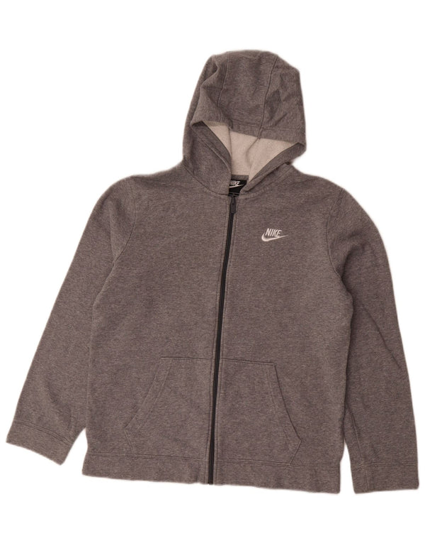 Πουλόβερ Nike Boys Zip Hoodie 13-14 ετών XL Γκρι βαμβακερό