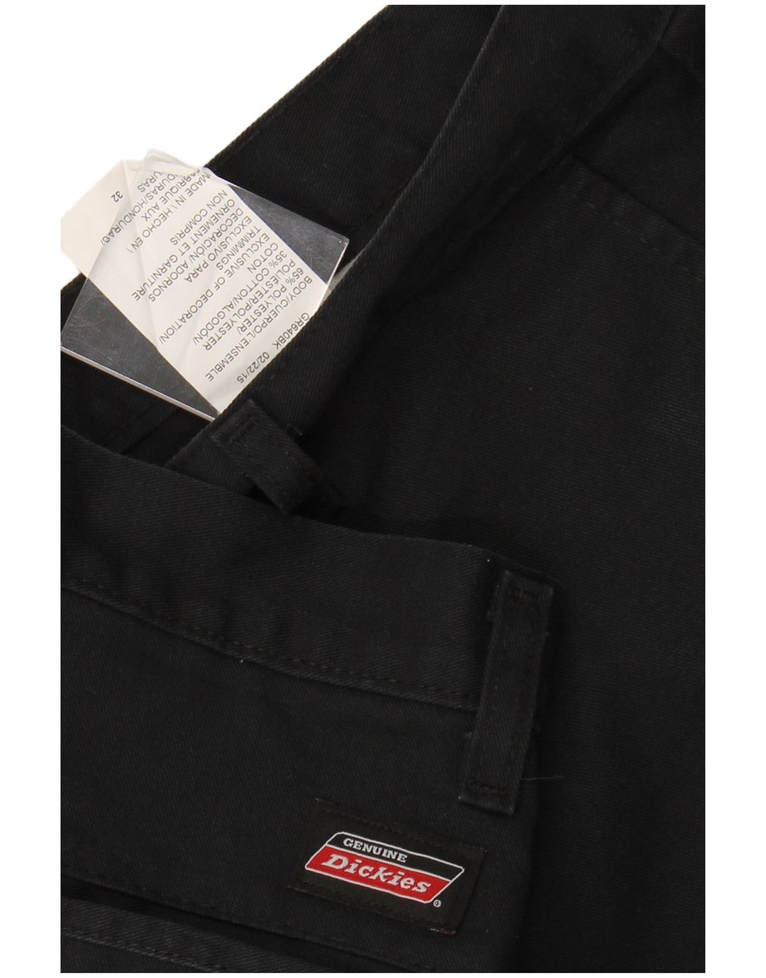 DICKIES Ανδρικό σορτς Chino W32 Μεσαίο Μαύρο Πολυεστέρα
