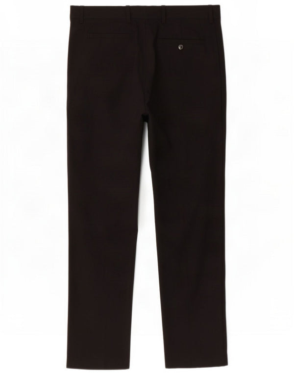 Marks & Spencer Mens Casual Trousers W32 L33 Black Polyester