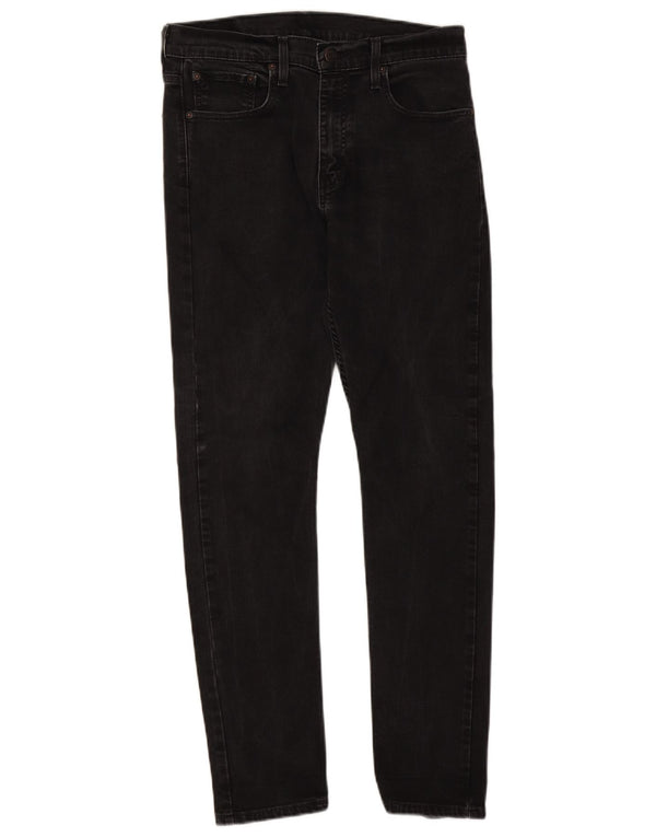 Levi's Mens 512 Slim Tapered Jeans W32 L32 Μαύρο βαμβακερό