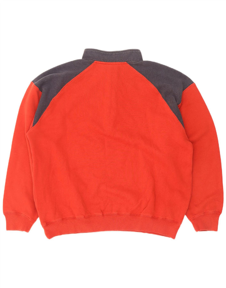 Ανδρικό φούτερ Fila με φερμουάρ Jumper XL Κόκκινο βαμβακερό