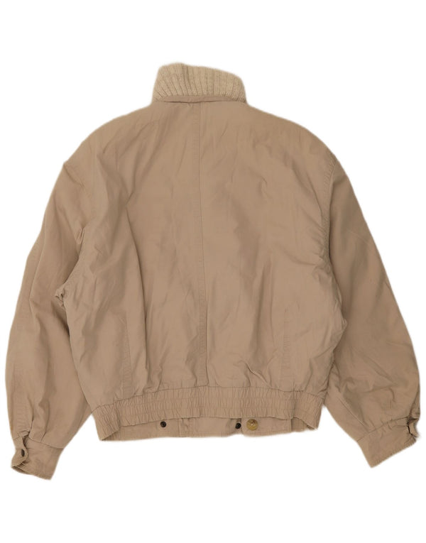 Ciao Mens Bomber Jacket IT 48 Medium Beige