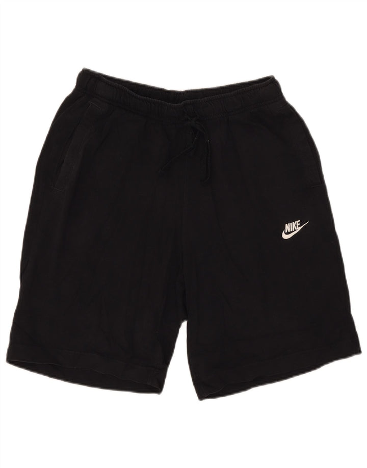 Ανδρικό αθλητικό σορτς Nike μεγάλο μαύρο βαμβακερό