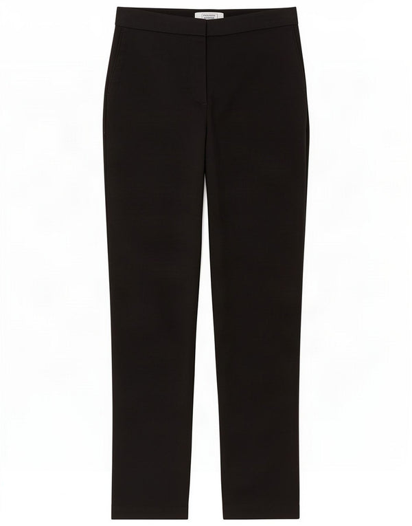 Marks & Spencer Womens Tapered Casual Trousers UK 10 Small W27 L29 Black