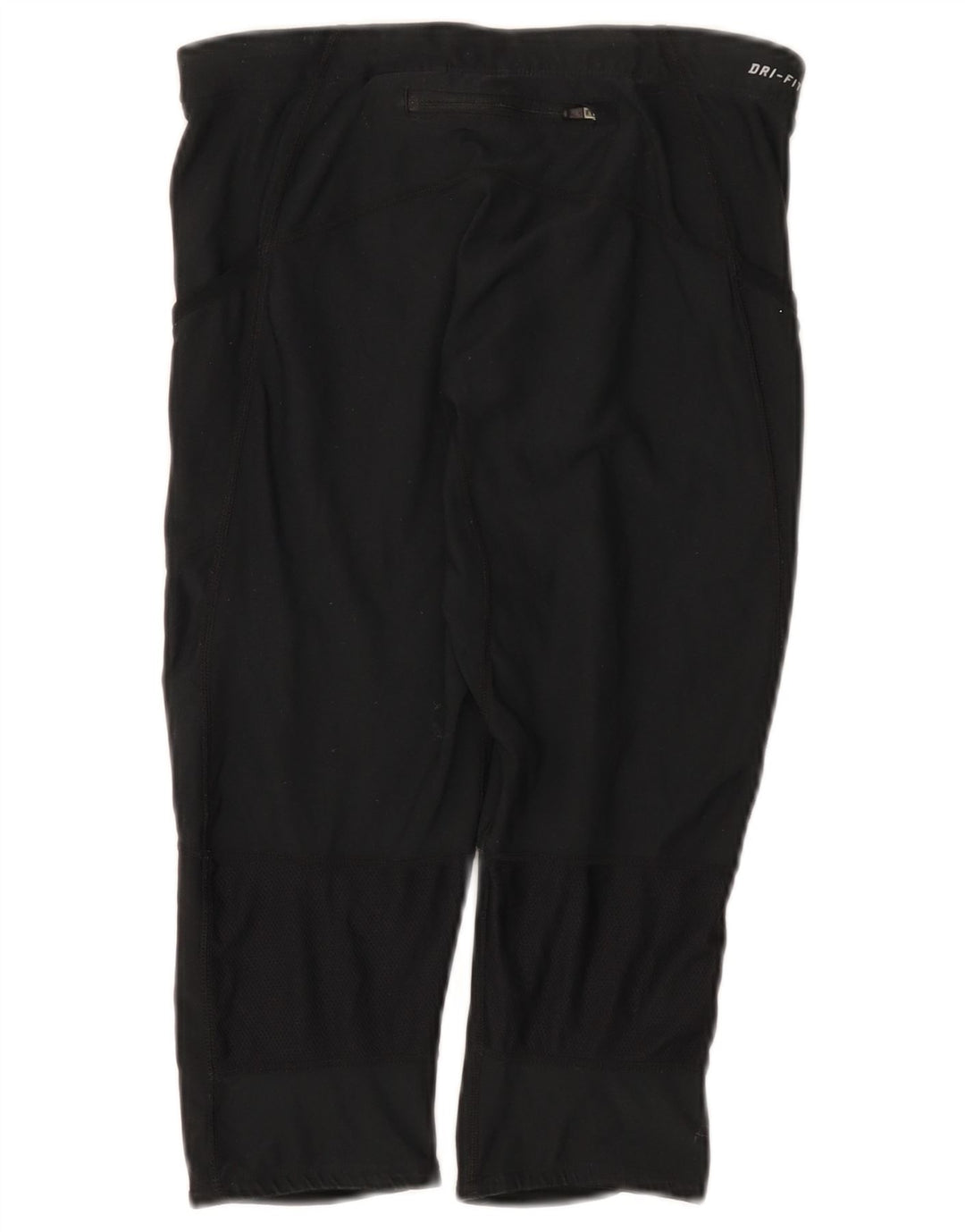 Γυναικεία κολάν Nike Dri Fit Capri UK 12 μεσαίου μαύρου πολυεστέρα