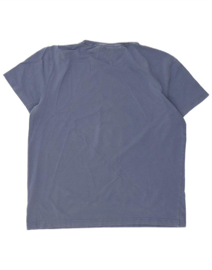 TOMMY HILFIGER Γυναικείο T-Shirt Slim Fit Top UK 18 XL Μπλε βαμβακερό