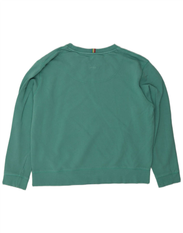 Joules Γυναικείο φούτερ μεγάλου μεγέθους Jumper UK 12 Μεσαίο πράσινο βαμβακερό