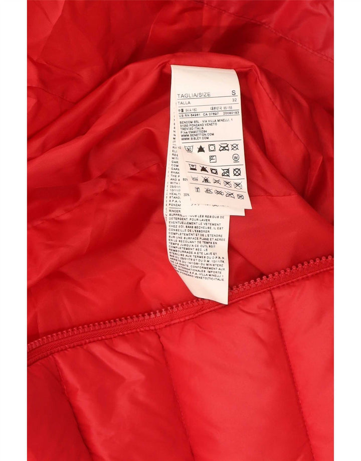Playlife Γυναικείο μπουφάν με κουκούλα UK 10 Small Red Polyamide