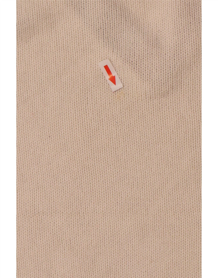 Ανδρικό πουλόβερ Tommy Hilfiger με V λαιμόκοψη, βαμβακερό, μεσαίο σε λευκό