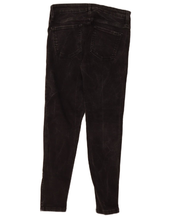 Γυναικείο Skinny Jeans Oasis UK 12 Medium W28 L26 Γκρι βαμβακερό