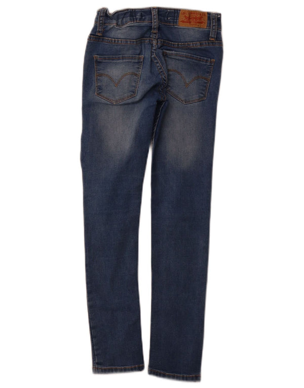 LEVI'S Girls 711 Skinny Jeans 7-8 Years W24 L23 Blue
