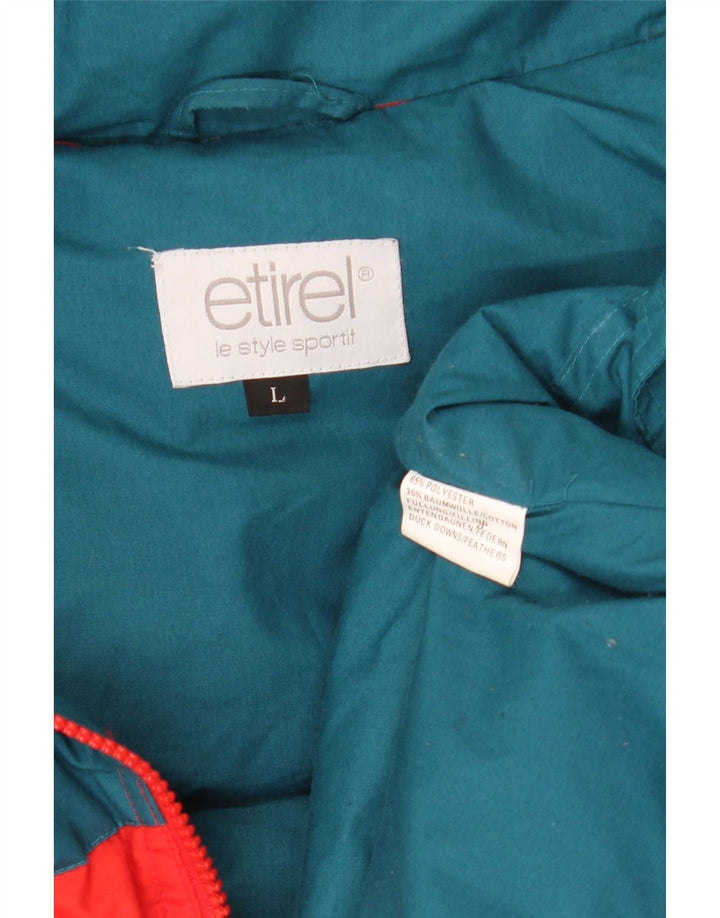 Ανδρικό μπουφάν με κουκούλα Etirel UK 40 μεγάλο κόκκινο χειμερινό χρώμα