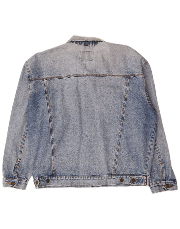 Ανδρικό τζιν μπουφάν Traffic UK 42 XL Blue Cotton