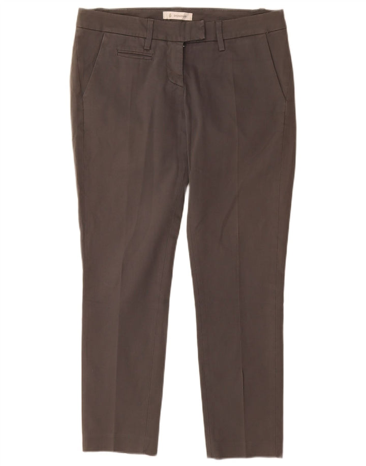 DONDUP Γυναικείο Παντελόνι Chino Slim Fit W28 L28 Γκρι βαμβακερό