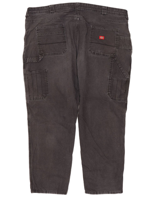 Dickies γυναικείο ίσιο παντελόνι Cargo US 22 3XL W44 L28 Γκρι βαμβακερό