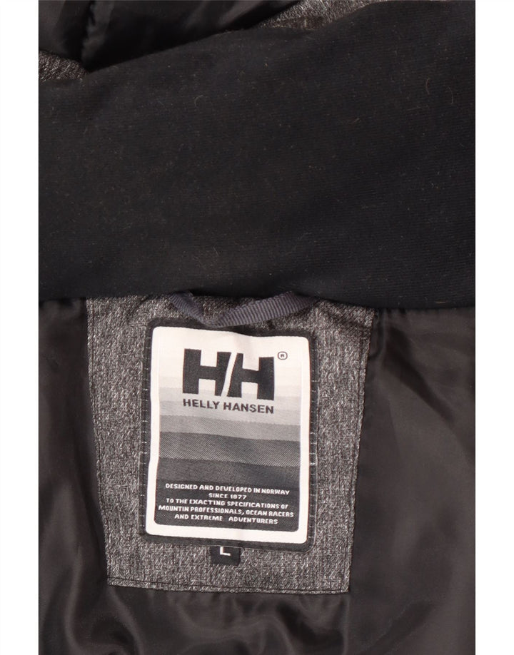 Helly Hansen Ανδρικό μπουφάν Parka με κουκούλα UK 40 Large Grey Nylon
