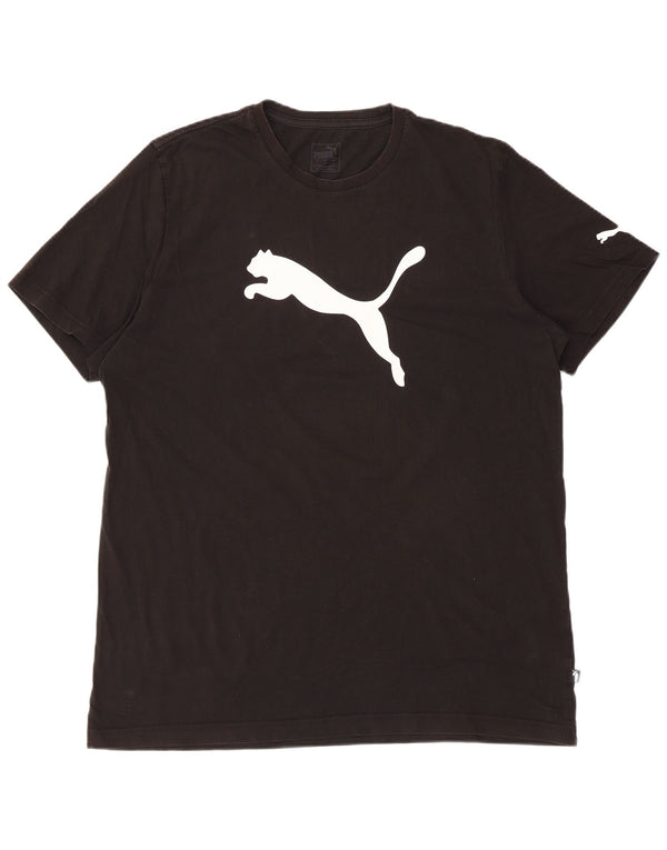 Ανδρικό γραφικό T-Shirt PUMA Top XL Μαύρο βαμβακερό
