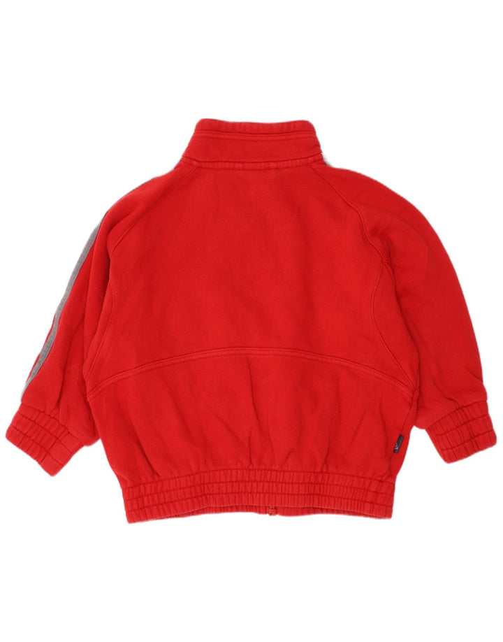 ADIDAS Boys αθλητική φόρμα Top Jacket 3-4 Years Red Cotton