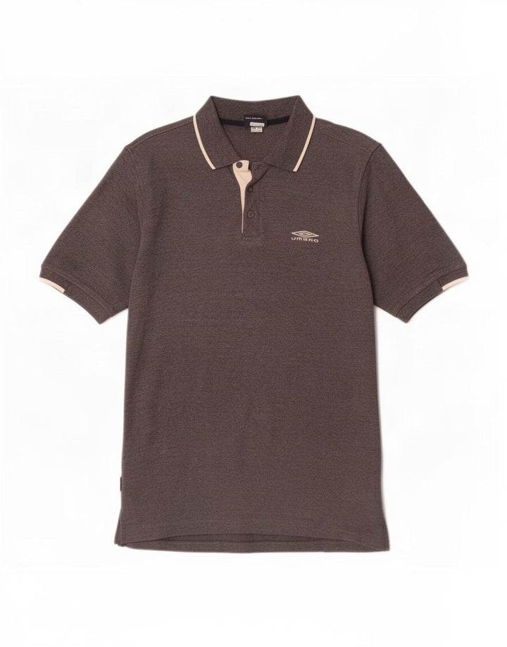 Ανδρικό πουκάμισο Umbro Polo Μικρό Γκρι Πολυεστέρας