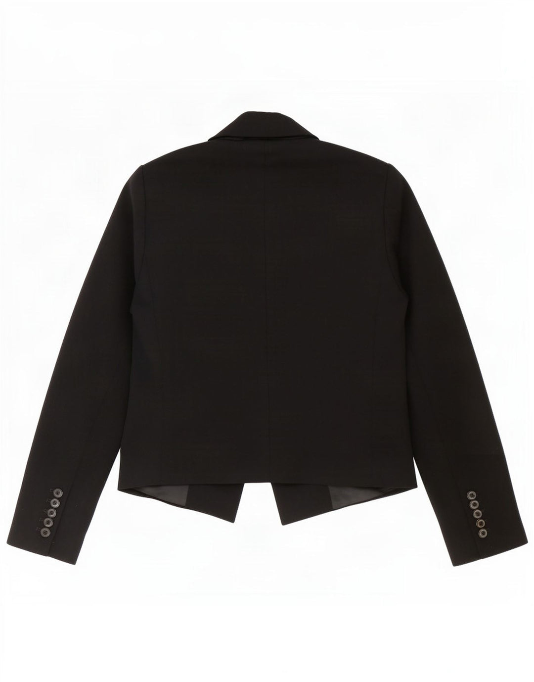 Zara Γυναικείο Open Blazer Jacket UK 10 Small Black Polyester
