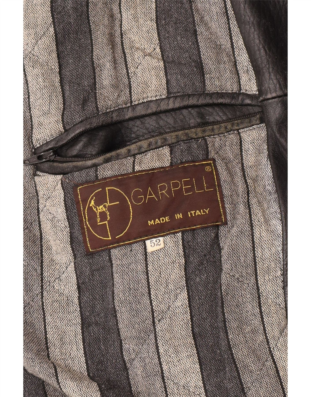 Vintage Γυναικείο Δερμάτινο Μπουφάν IT 52 2XL Μαύρο Δερμάτινο