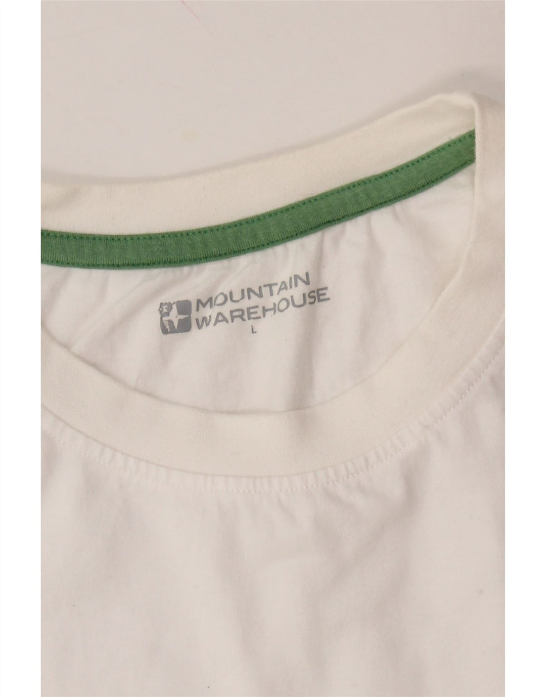 MOUNTAIN WAREHOUSE Mens Graphic T-Shirt Top Large White Cotton Vintage Mountain Warehouse and Second-Hand Mountain Warehouse from Messina Hembry 