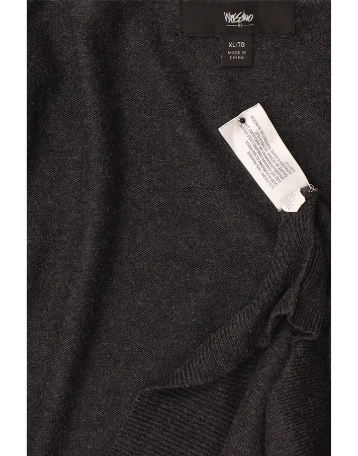MOSSIMO Womens Open Cardigan Sweater UK 18 XL Grey Nylon Vintage Mossimo and Second-Hand Mossimo from Messina Hembry 