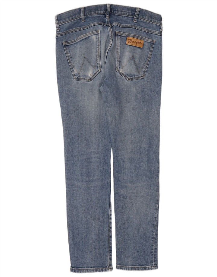 Ανδρικό τζιν Wrangler Larston Slim W32 L32 Μπλε βαμβακερό