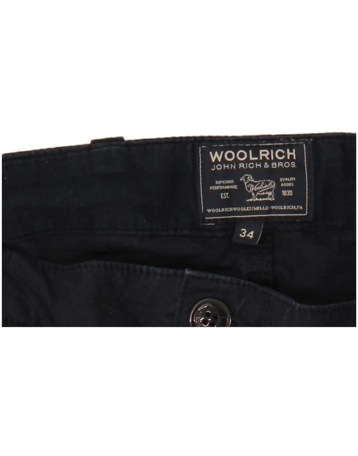 Woolrich Ανδρικό ίσιο παντελόνι Cargo W34 L27 Navy Blue