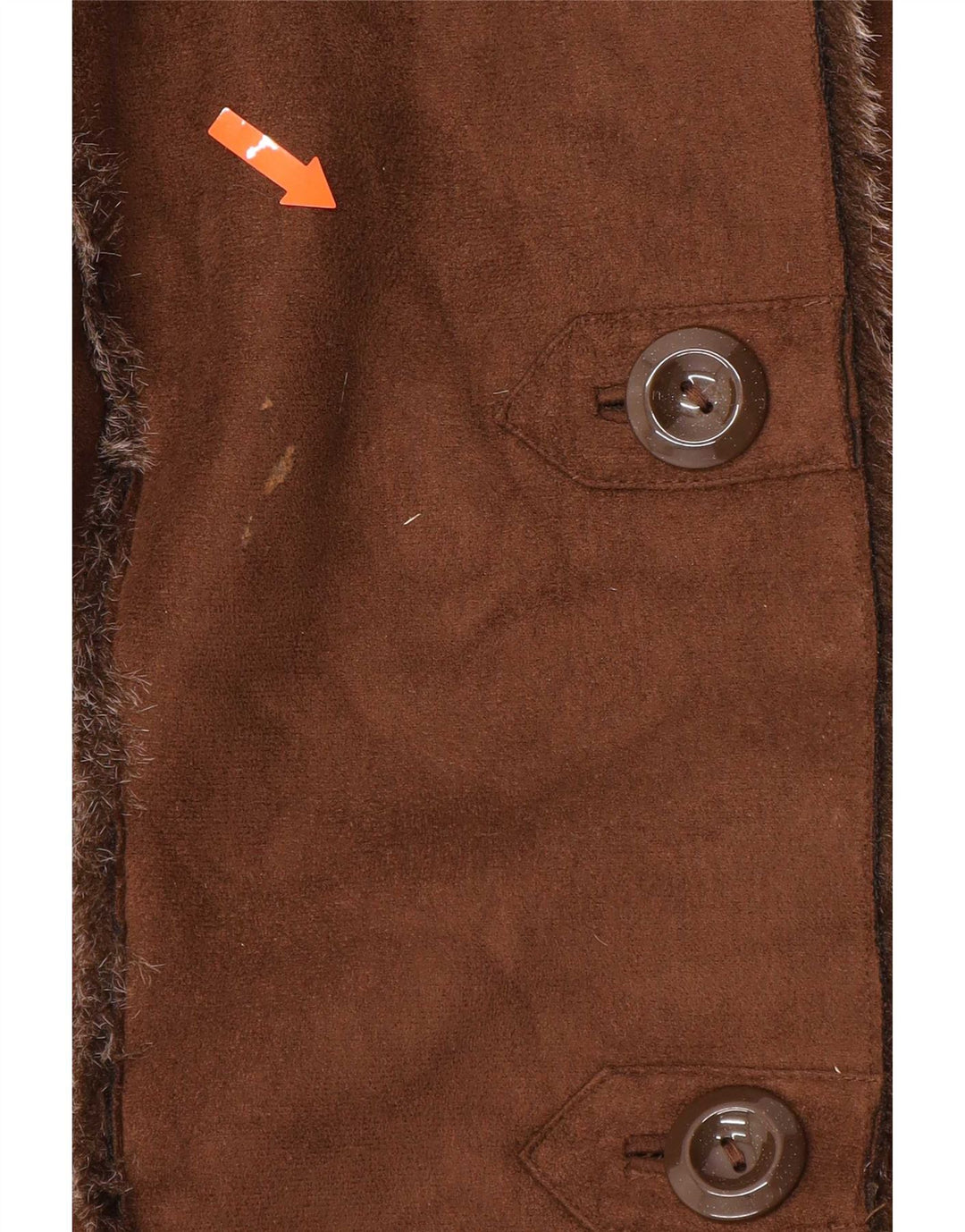 Centigrade γυναικείο πανωφόρι Sherpa UK 10 Small Brown Polyester