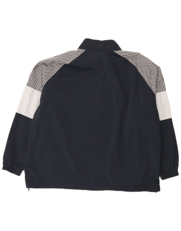 Lyle & Scott Ανδρικό μπουφάν βροχής UK 46 3XL Navy Blue Colorblock Nylon